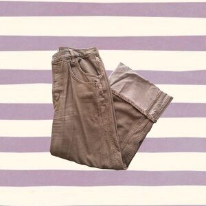 Free People Final Countdown Cuffed Low Rise Jeans in Tumbleweed